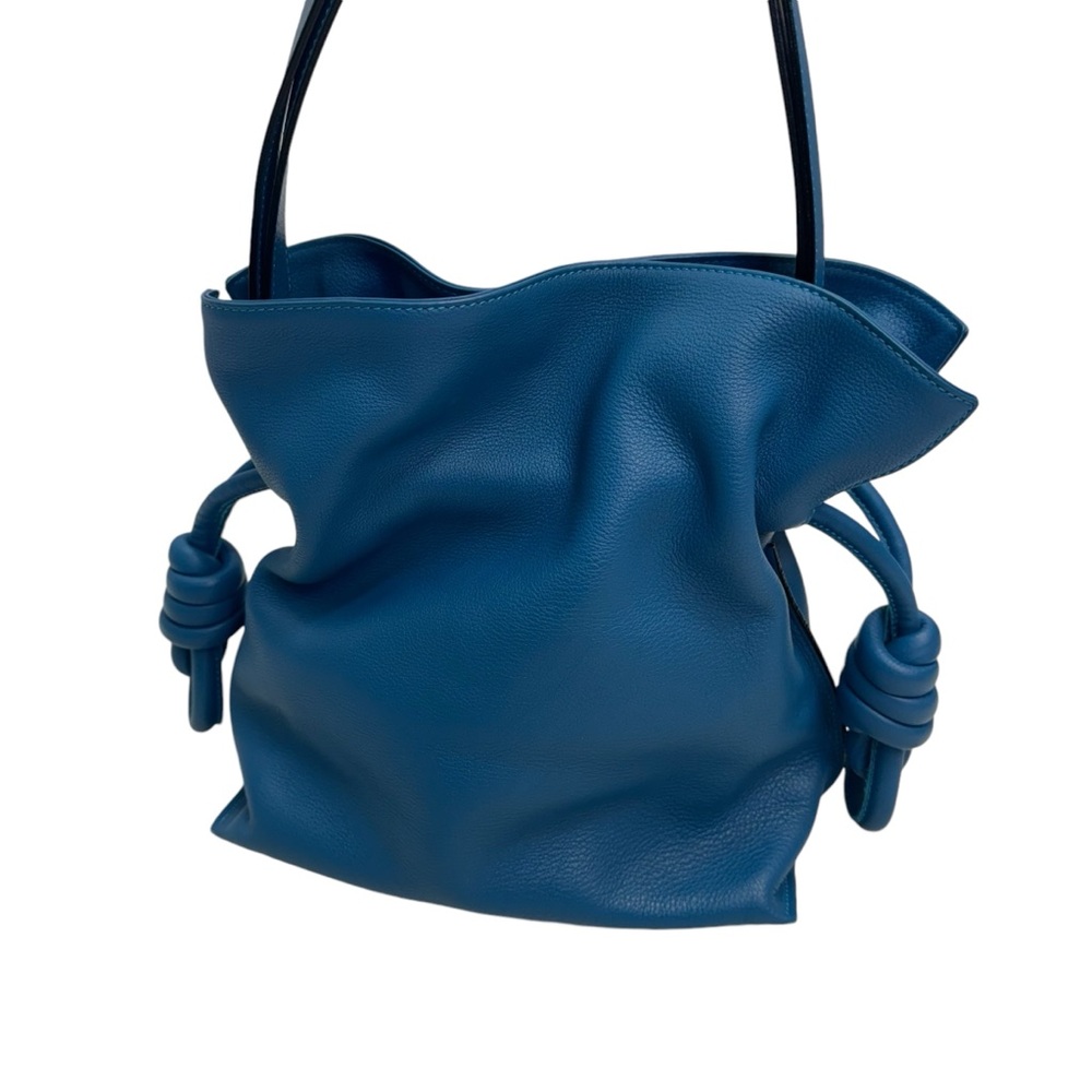 SOLD!! Loewe Blue Medium Flamenco Shoulder/Crossbody Bag - Picture 3 of 16